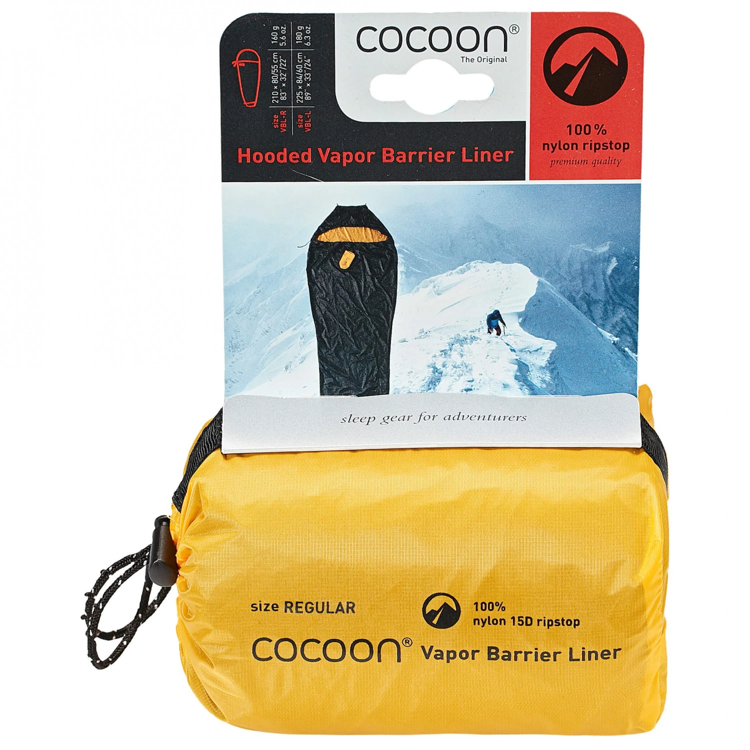 Cocoon Vapor Barrier Mummyliner Ripstop Nylon 1 Cocoon Vapor Barrier Mummyliner Ripstop Nylon