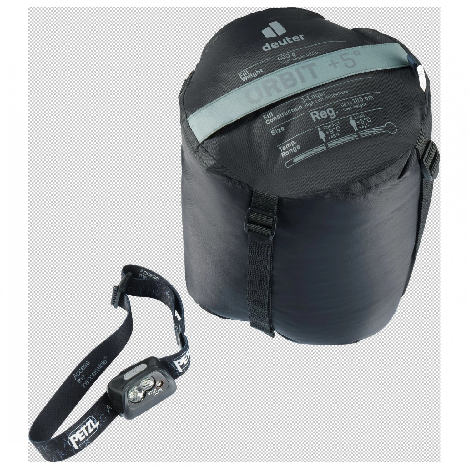 Deuter Orbit +5° - Kunstfaserschlafsack 3 Deuter Orbit +5° - Kunstfaserschlafsack – Bild 3