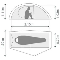 Exped Mira I HL - 1-Personen Zelt 8 Exped Mira I HL - 1-Personen Zelt -Outwell Verkaufs-Shop exped mira i hl 1 personen zelt detail 4