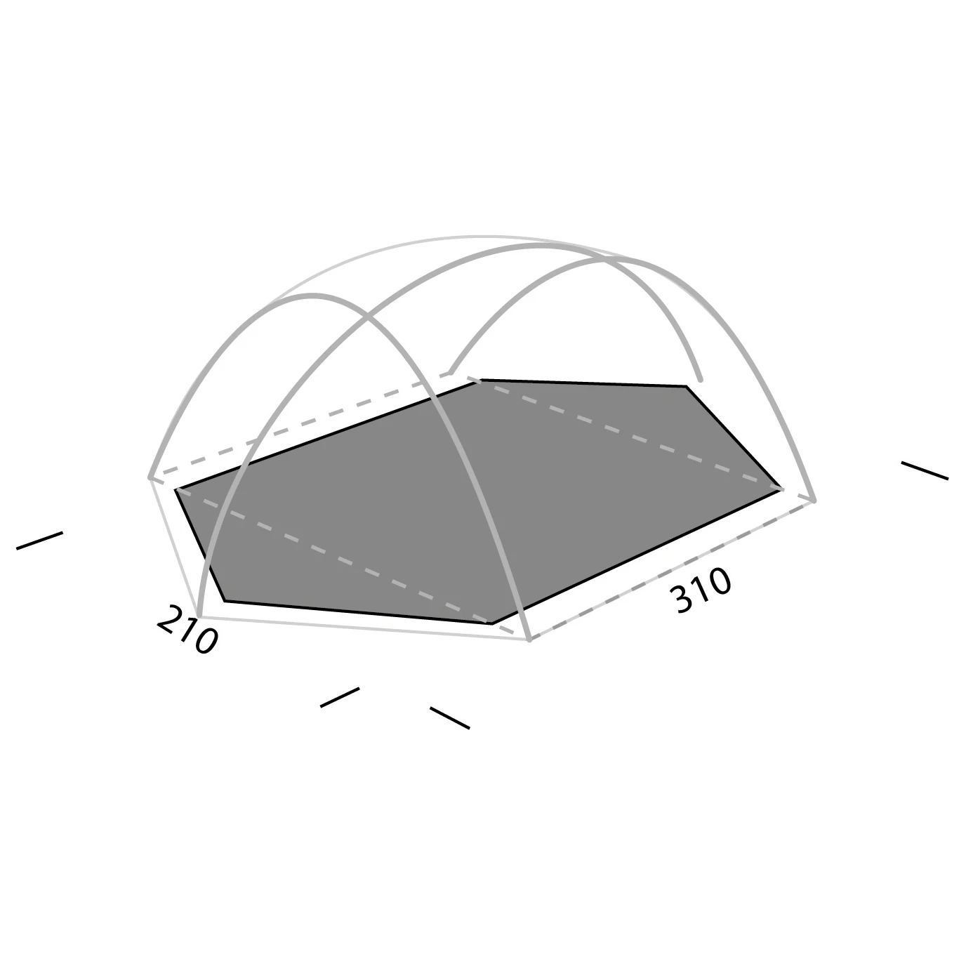 Exped Orion III Footprint - Zeltunterlage 1 Exped Orion III Footprint - Zeltunterlage