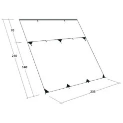 Outwell Hillcrest Tarp - Tarp 12 Outwell Hillcrest Tarp - Tarp -Outwell Verkaufs-Shop outwell hillcrest tarp tarp detail 6
