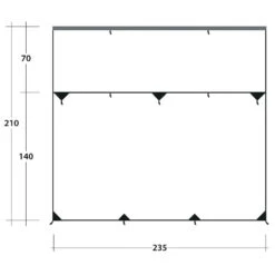 Outwell Hillcrest Tarp - Tarp 13 Outwell Hillcrest Tarp - Tarp -Outwell Verkaufs-Shop outwell hillcrest tarp tarp detail 7