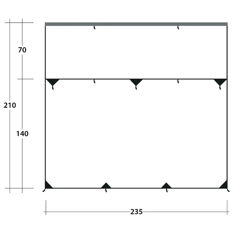 Outwell Hillcrest Tarp - Tarp 7 Outwell Hillcrest Tarp - Tarp – Bild 7