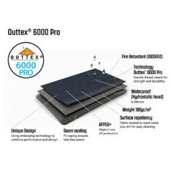 Outwell Nevada 5PE - 5-6 Personen Zelt -Outwell Verkaufs-Shop outwell nevada 5pe 5 6 personen zelt detail 7