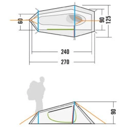 Tatonka Kyrkja - 1-Personen Zelt -Outwell Verkaufs-Shop tatonka kyrkja 1 personen zelt detail 4