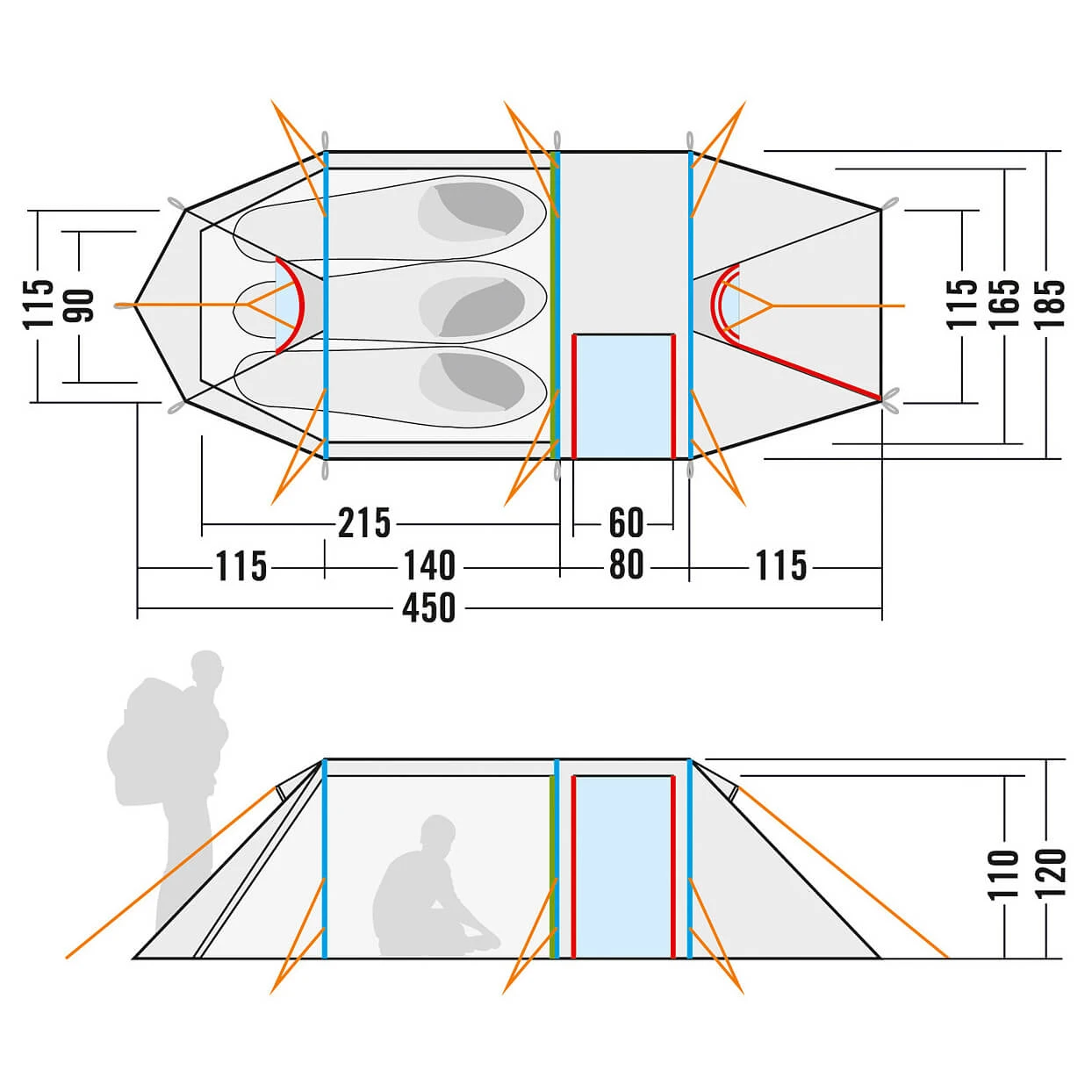 Tatonka Polar 3 - 3-Personen Zelt 4 Tatonka Polar 3 - 3-Personen Zelt – Bild 4