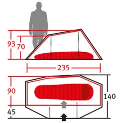 Wechsel Aurora 1 - 1-Personen Zelt -Outwell Verkaufs-Shop wechsel aurora 1 1 personen zelt detail 5